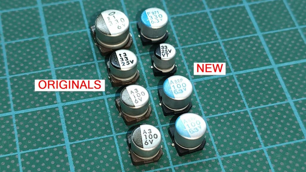 Game Boy Pocket Electrolytic Capacitors Replacement Set The giltesa