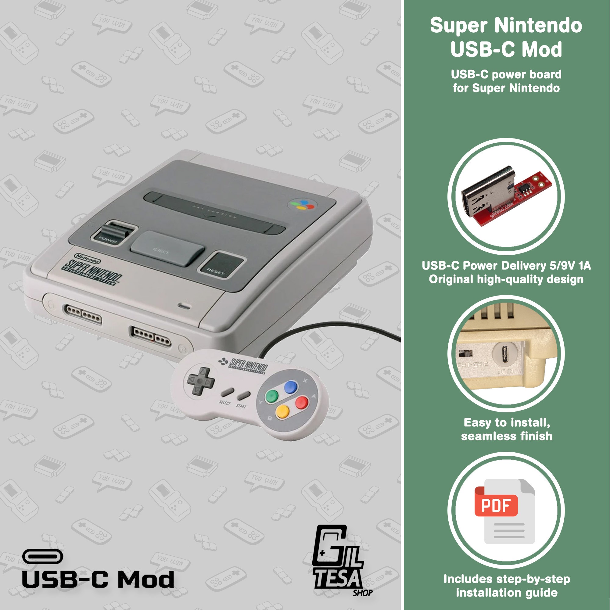 Super Nintendo: USB-C Mod - Image 2