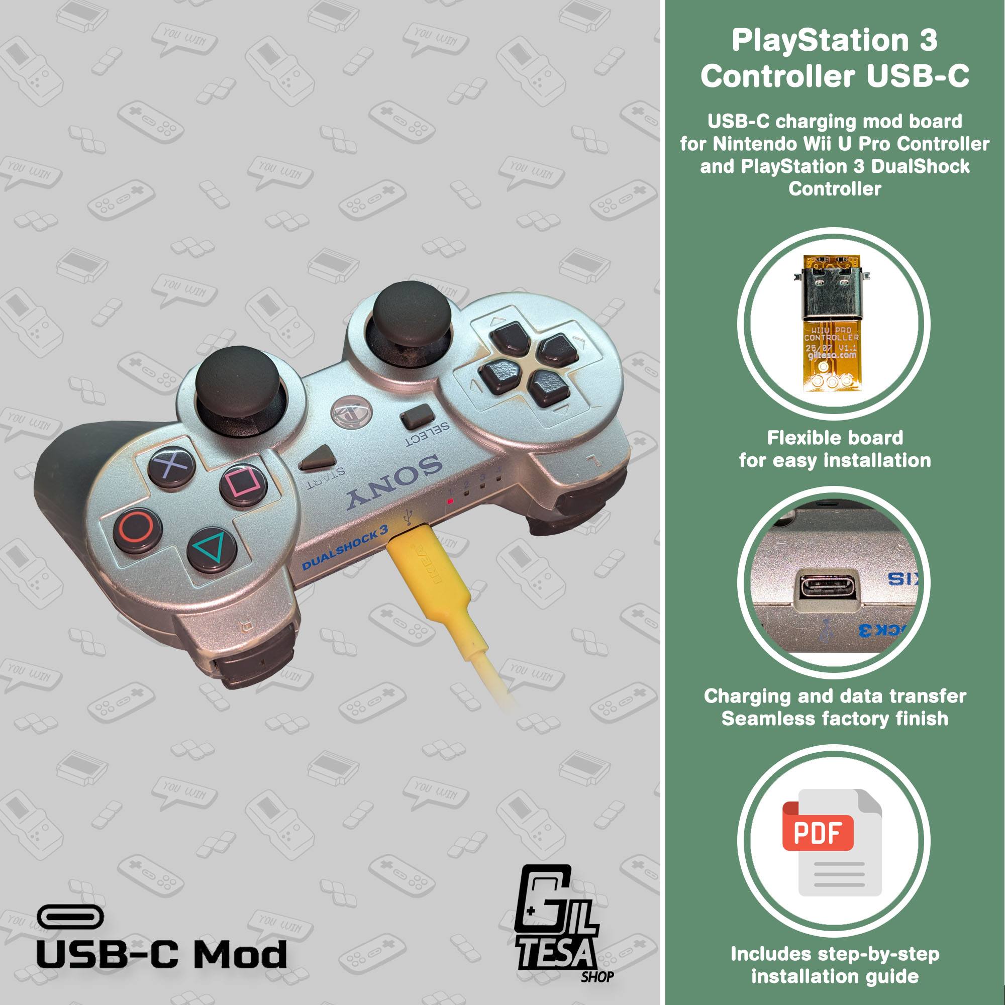 Nintendo Wii U Pro Controller: USB-C Mod - Image 9