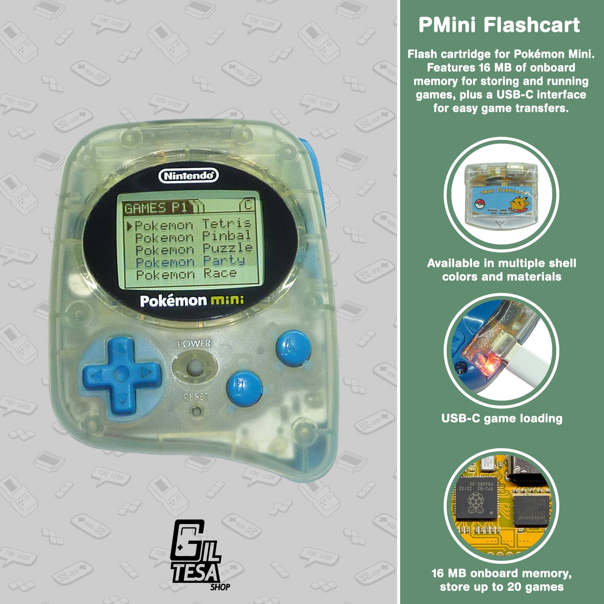 PMini Flashcart for Pokémon Mini - The giltesa's shop