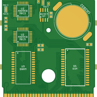 Pokémon Red, Blue and Yellow for Game Boy: Custom Motherboard