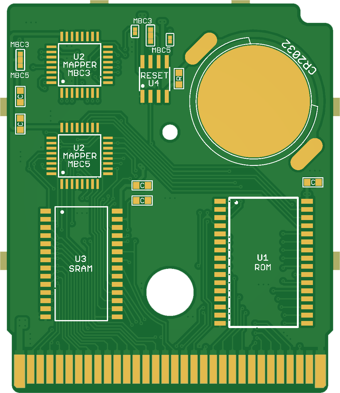 Pokémon Red, Blue and Yellow for Game Boy: Custom Motherboard